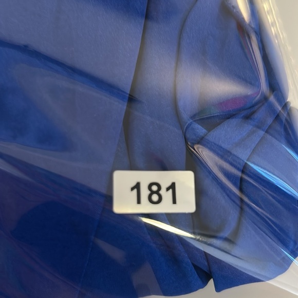 Lulus Goddess Aura Cobalt Blue Satin One-Shoulder Maxi Dress Size XXL New! - Picture 13 of 13